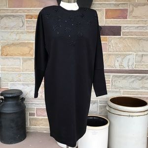 Liz Claiborne Beaded Sweater Sheath Dress‎
